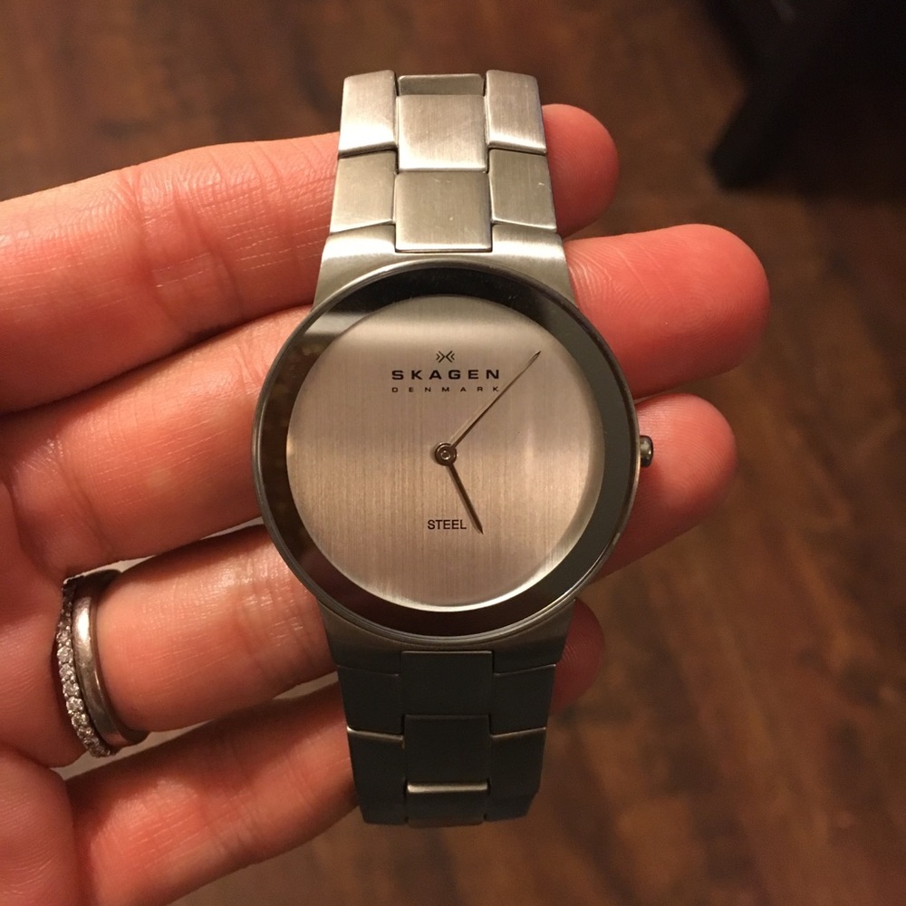Men’s stainless steel Skagen watch